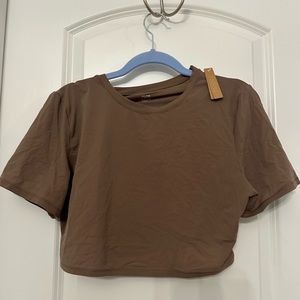 NWT Skims fits everybody super cropped tee in umber size 2x